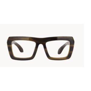 Vooglam Women's Eyeglass Frames Brown fashionable - Rectangle with Case NEW